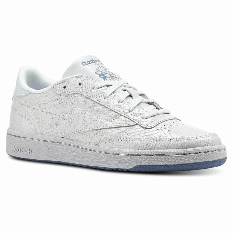 Tenisi Reebok Club C 85 Dama Albi Romania PJ8255CW